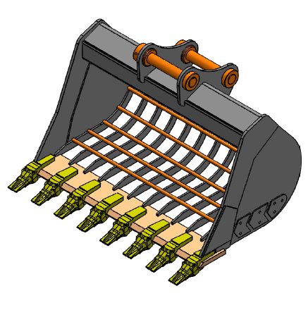 25-40T skeleton bucket position